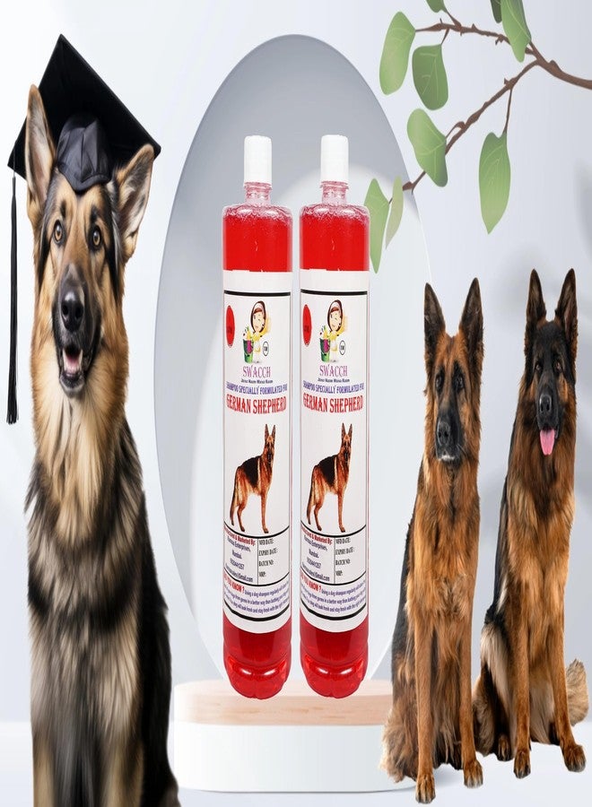 swacch شامبو سواتش مُصمم خصيصًا للكلاب الراعية الألمانية (1 لتر) (عبوة من قطعتين) برائحة الياسمين - Image 2